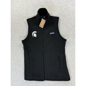 NWT Michigan State‎ Spartans Patagonia Better Sweater Vest (Women's Small) Black